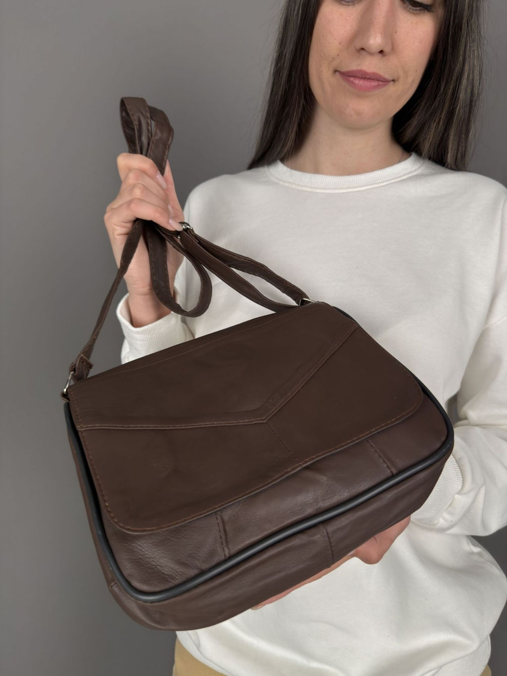 Сумка женская из телячьей кожи