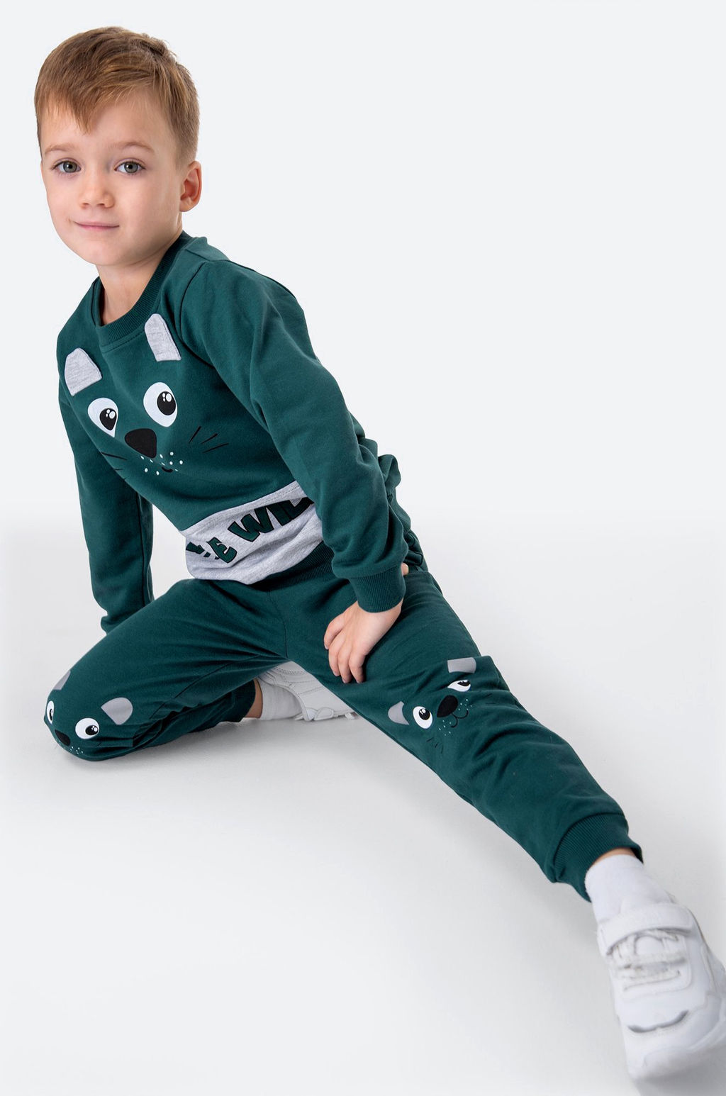 Костюм для мальчика из футера Happyfox  фото 35