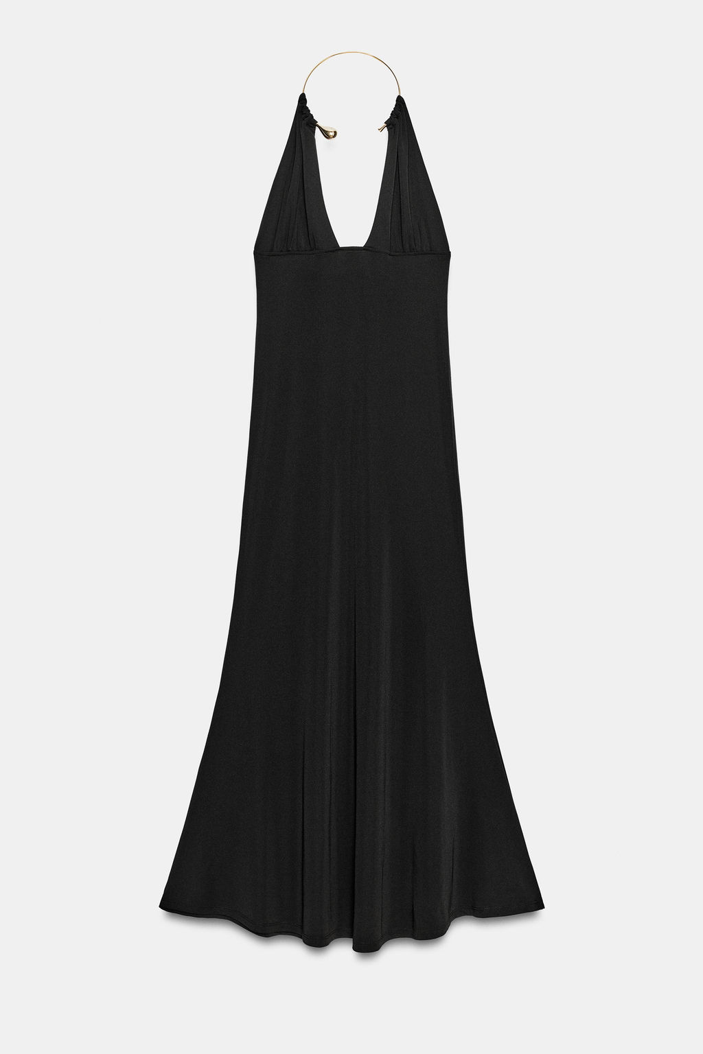 VESTIDO HALTER CHOKER / Negro - Zara фото 8
