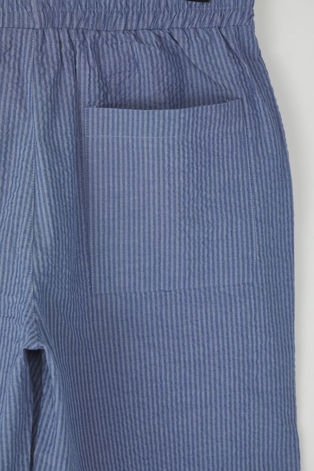 TRENDYOL MAN Mavi Regular Fit Gofre Dokulu Cizgili Yazl?k Sort & Bermuda TMNSS25SR00001 - Trendyolmilla фото 11