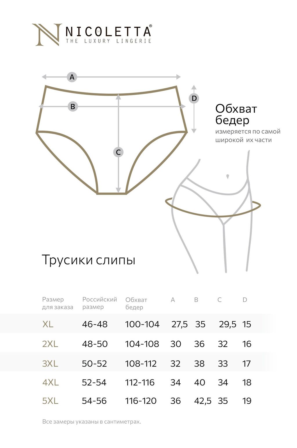 Женские трусы-слипы с высокой посадкой Nicoletta  фото 3