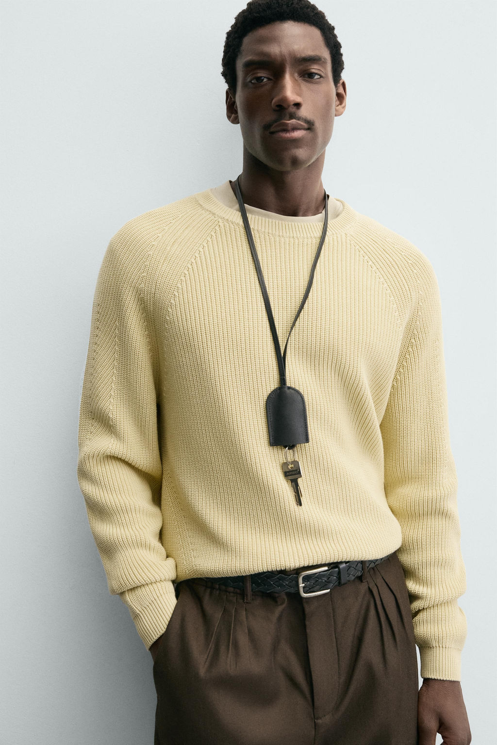 RIBBED TEXTURED JUMPER - Zara фото 7