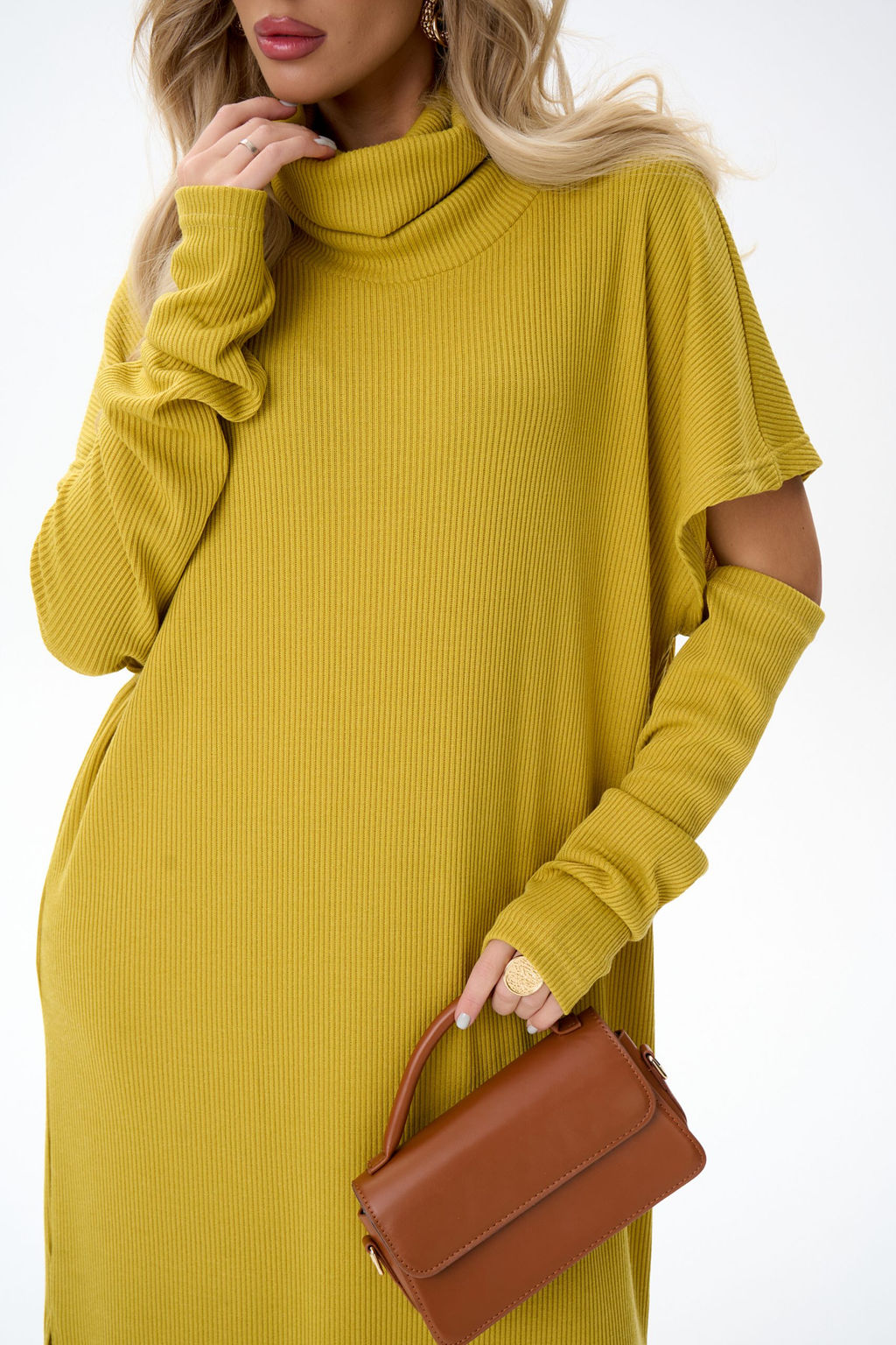 Платье Ирма (горчица) - Эльза фото 11