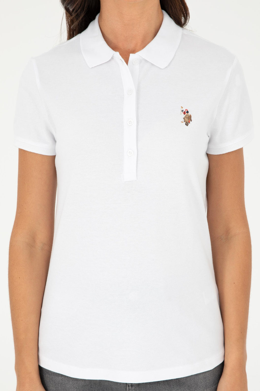 Женская белая футболка - U.s. polo assn фото 6