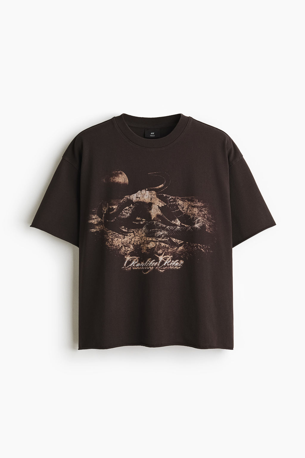 Camiseta boxy Oversized Fit - H&m фото 4