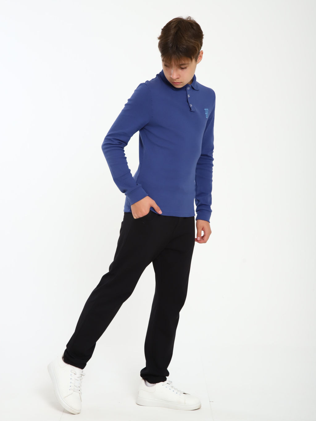 Рубашка-поло "Павел" индиго