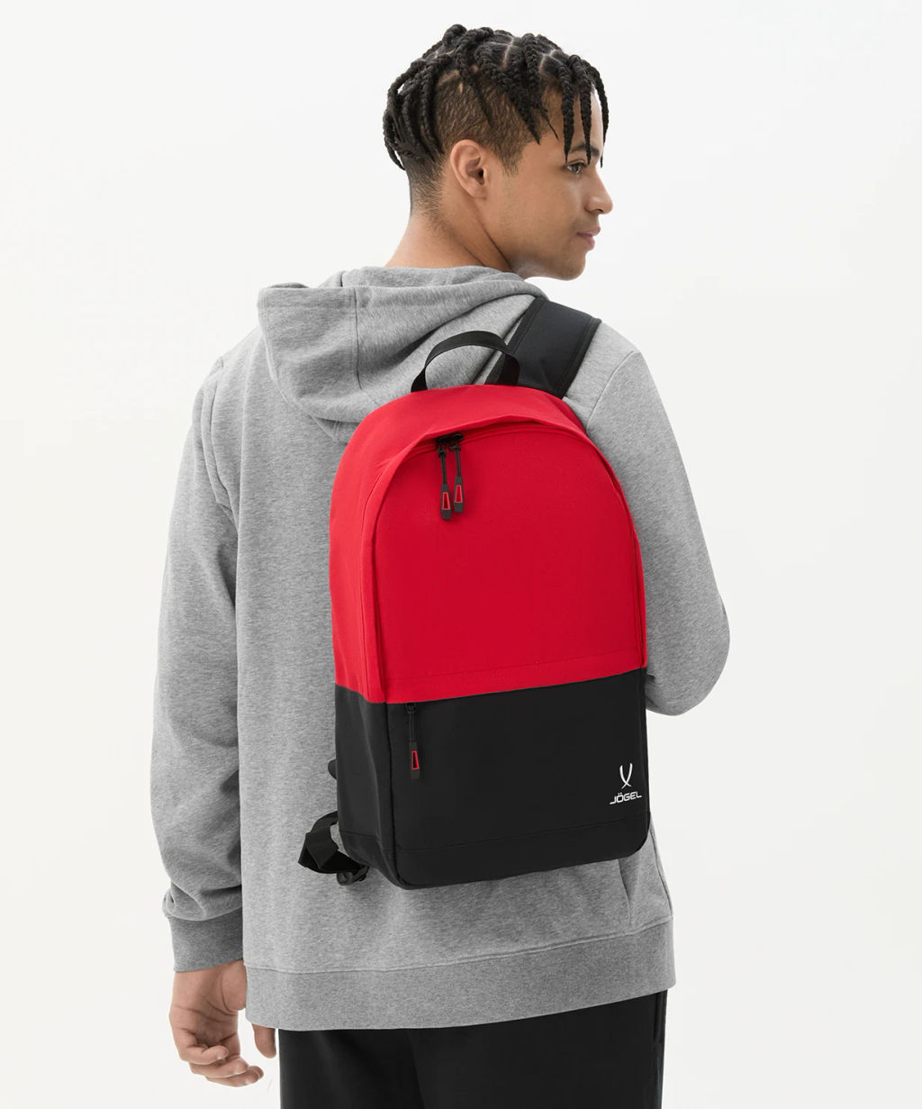 Рюкзак JOGEL ESSENTIAL Backpack, красный/черный  фото 8