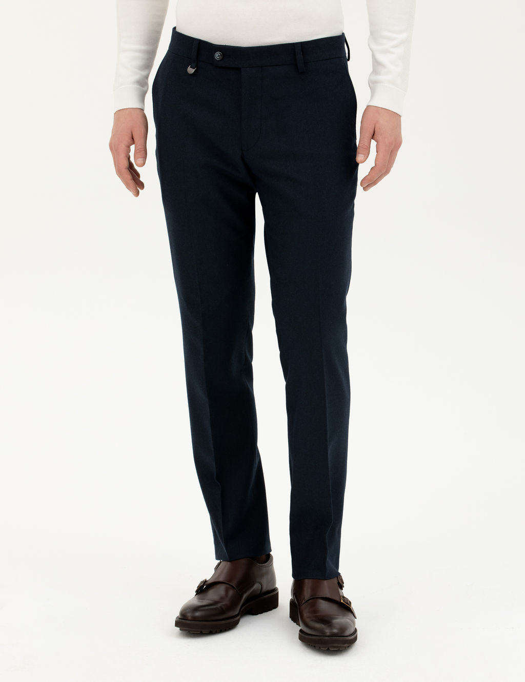 Lacivert Slim Fit Kuma_ Pantolon