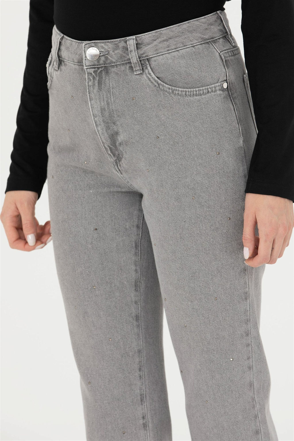U. S. Polo Assn Женские серые джинсовые брюки - U.s. polo assn фото 13