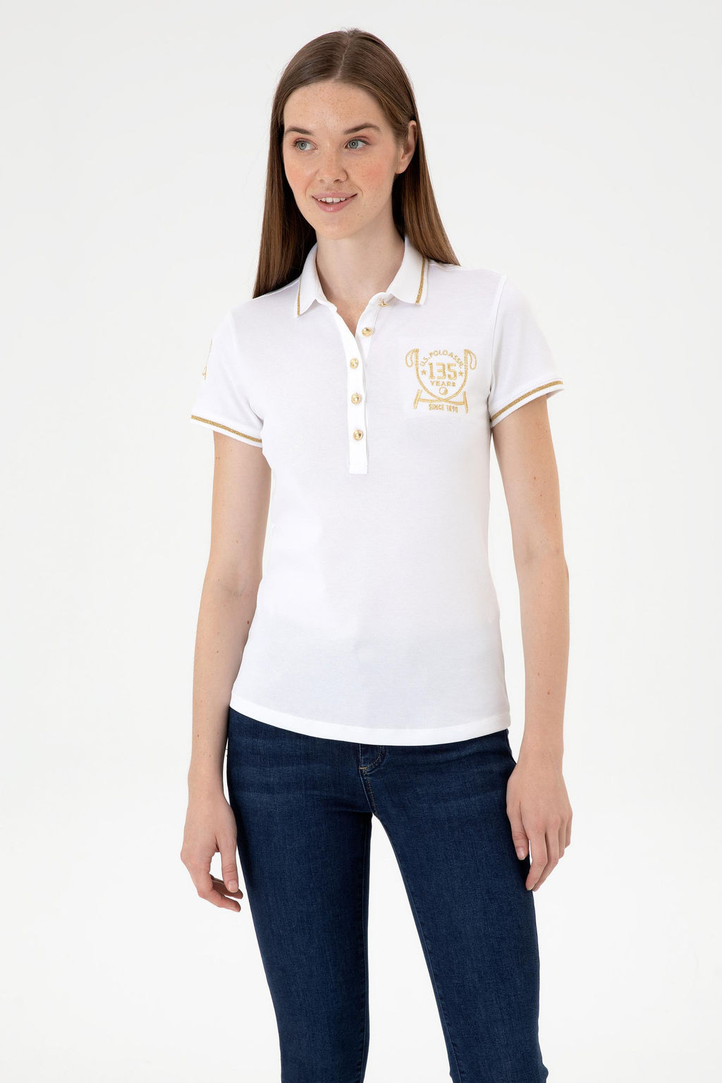 Kad_n Beyaz Ti__rt Sepette S_rpriz _ndirim - U.s. polo assn фото 3
