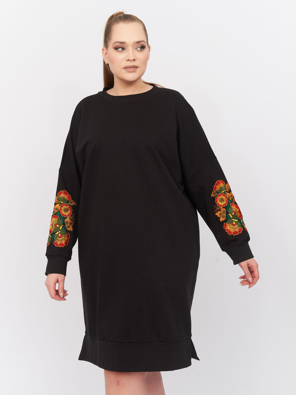 Платье с вышивкой PP13502BLK01 - Артесса фото 2
