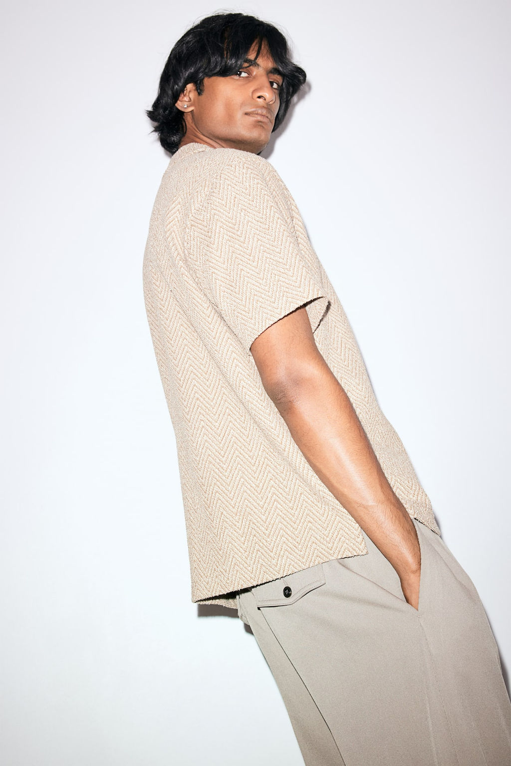 Camisa resort en espiguilla Regular Fit - H&m фото 3