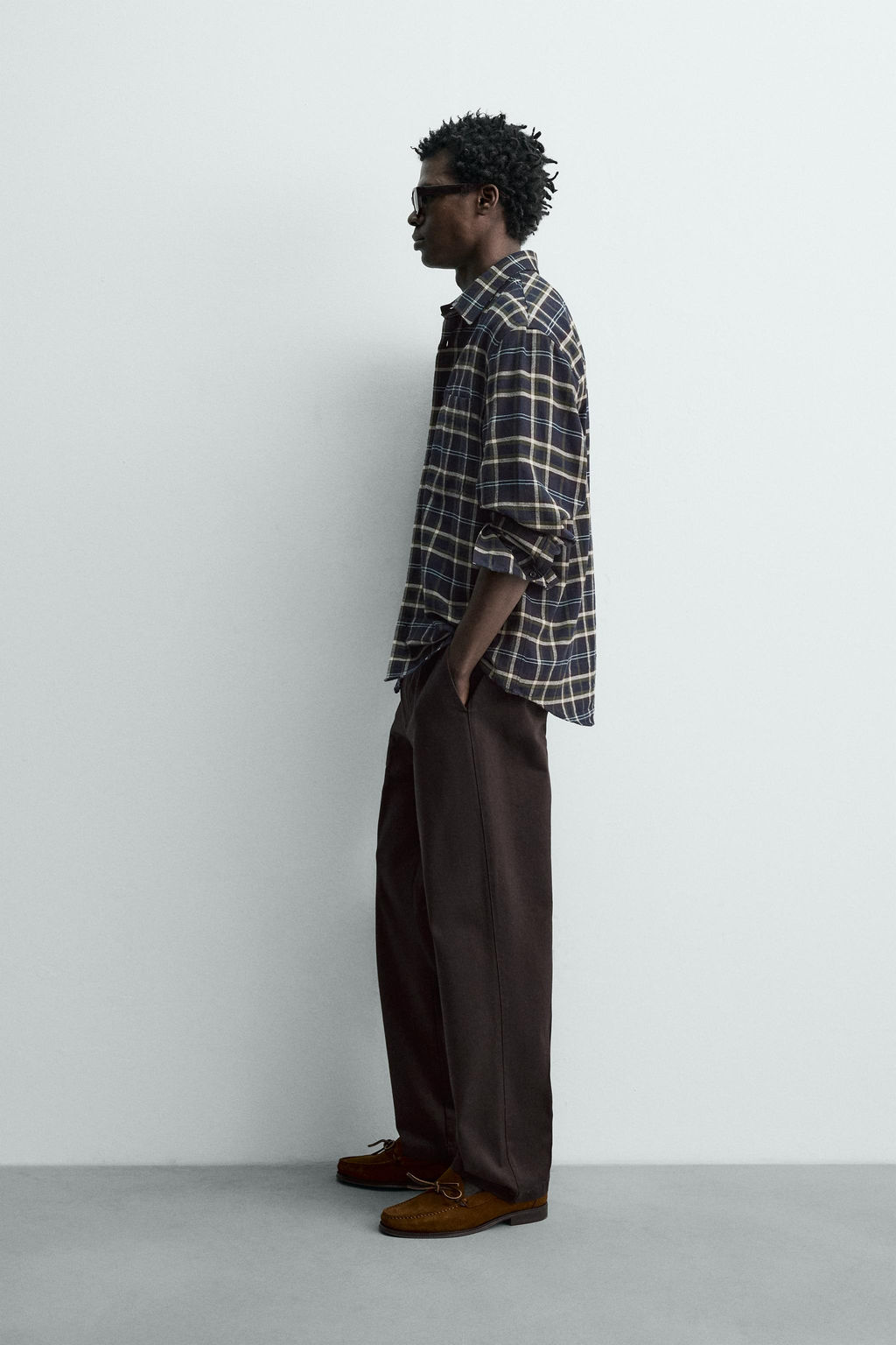 CHECK FLANNEL SHIRT - Zara фото 12