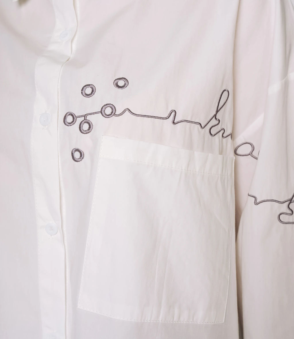 Рубашка #КТ2210 (3), белый - Dommod фото 5