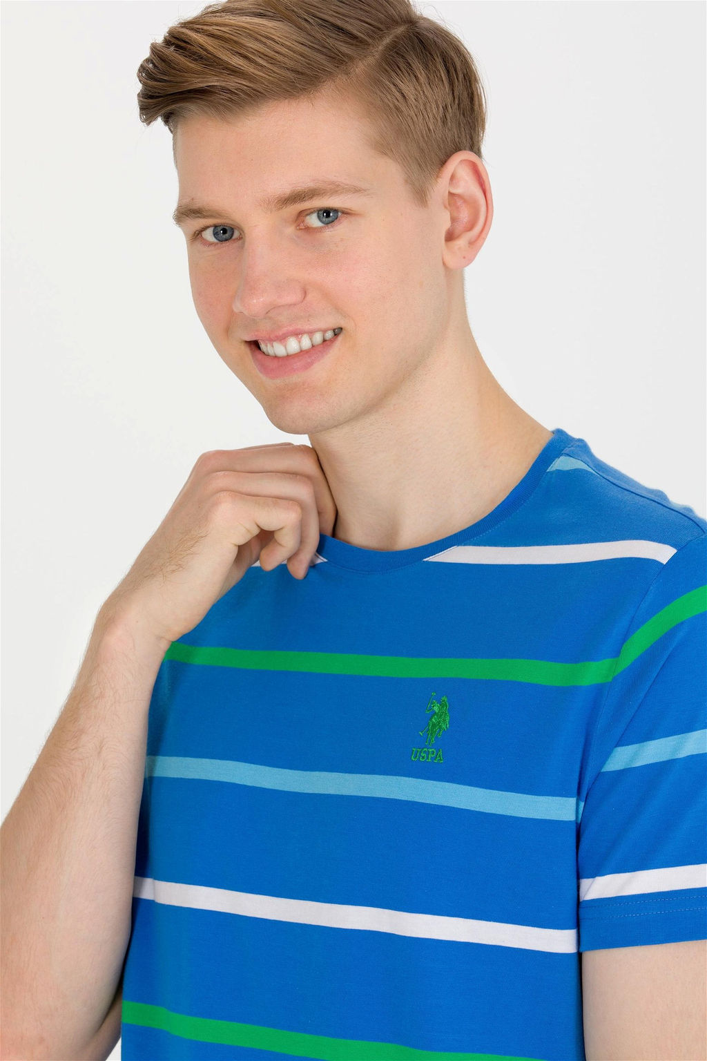 U. S. Polo Assn Мужская футболка Saks с круглым вырезом - U.s. polo assn фото 10