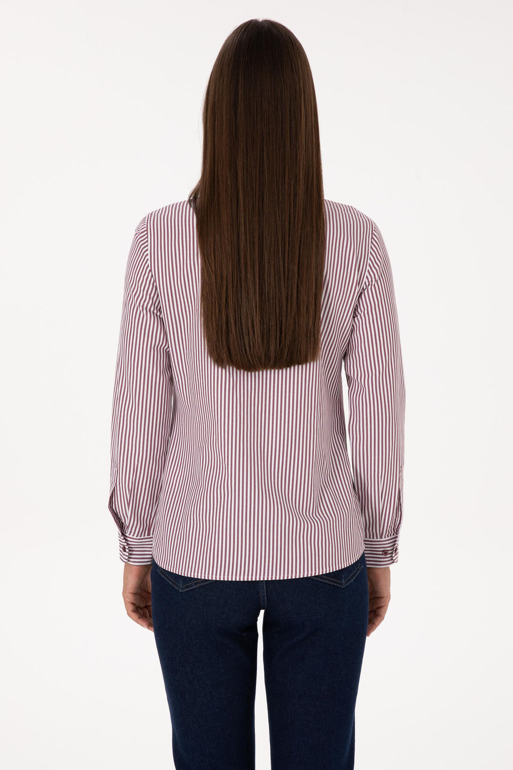 Kad_n Bordo Uzun Kollu G_mlek Sepette S_rpriz _ndirim - U.s. polo assn фото 5