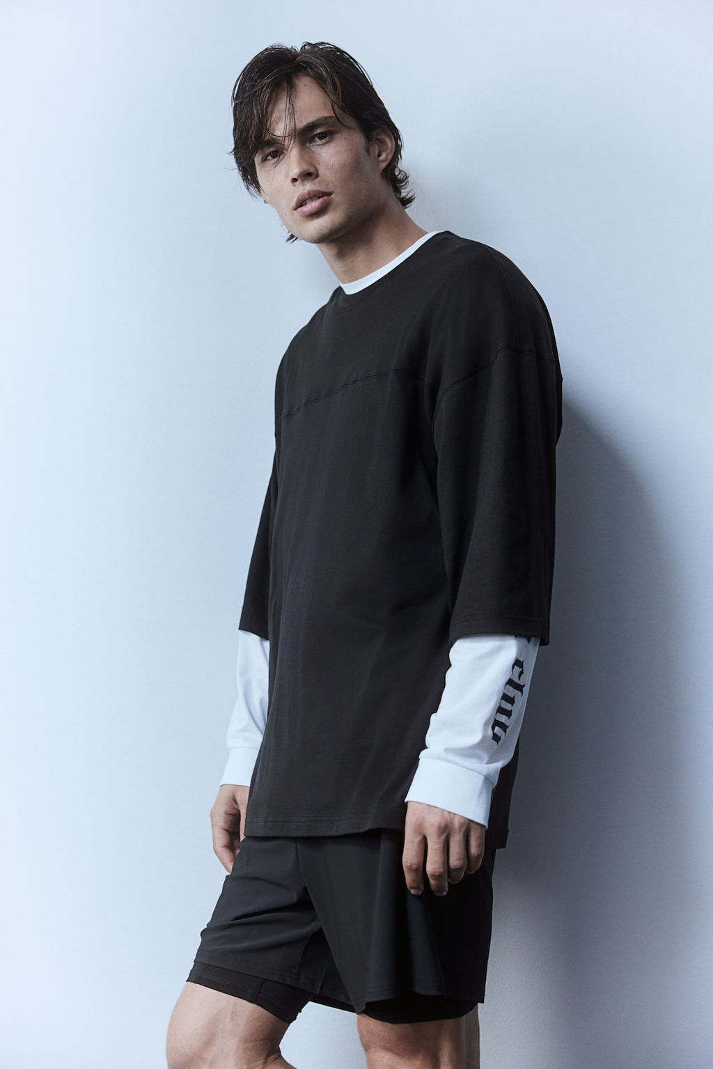 Camiseta de deporte en DryMove Oversized Fit - H&m фото 2