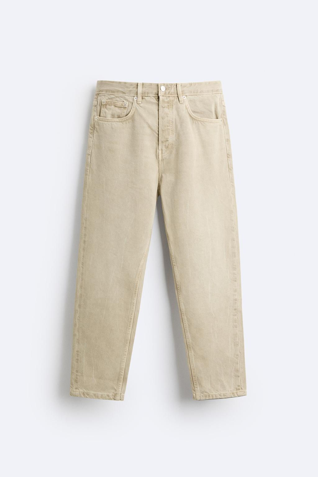 SLIM FIT CROPPED JEANS - Zara фото 24