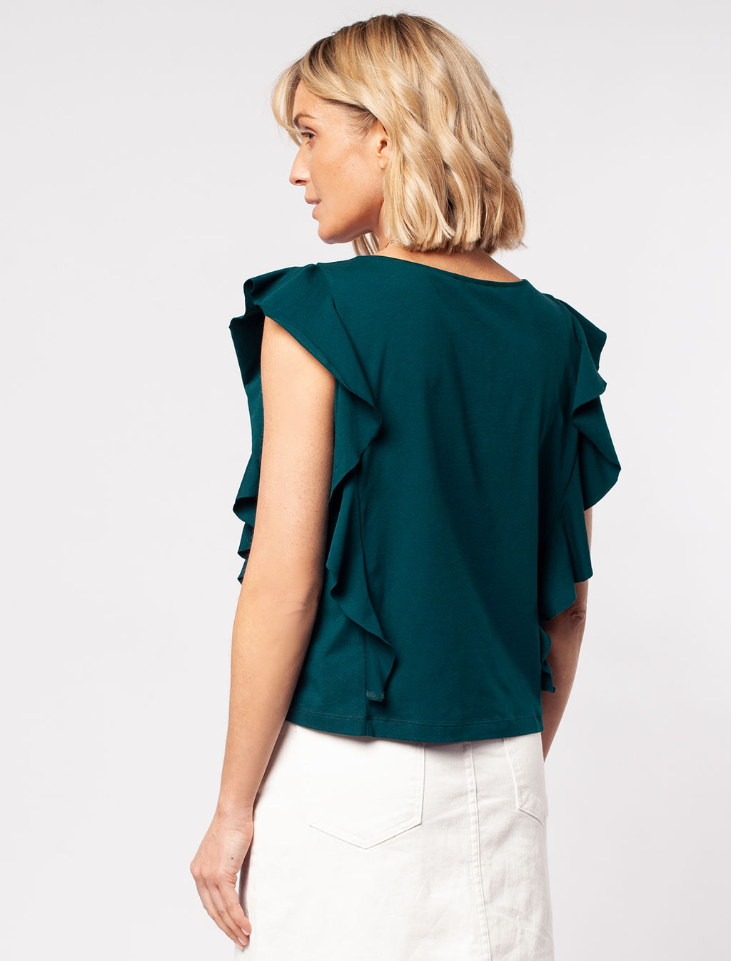 VILATTE / Топ с воланами  фото 2