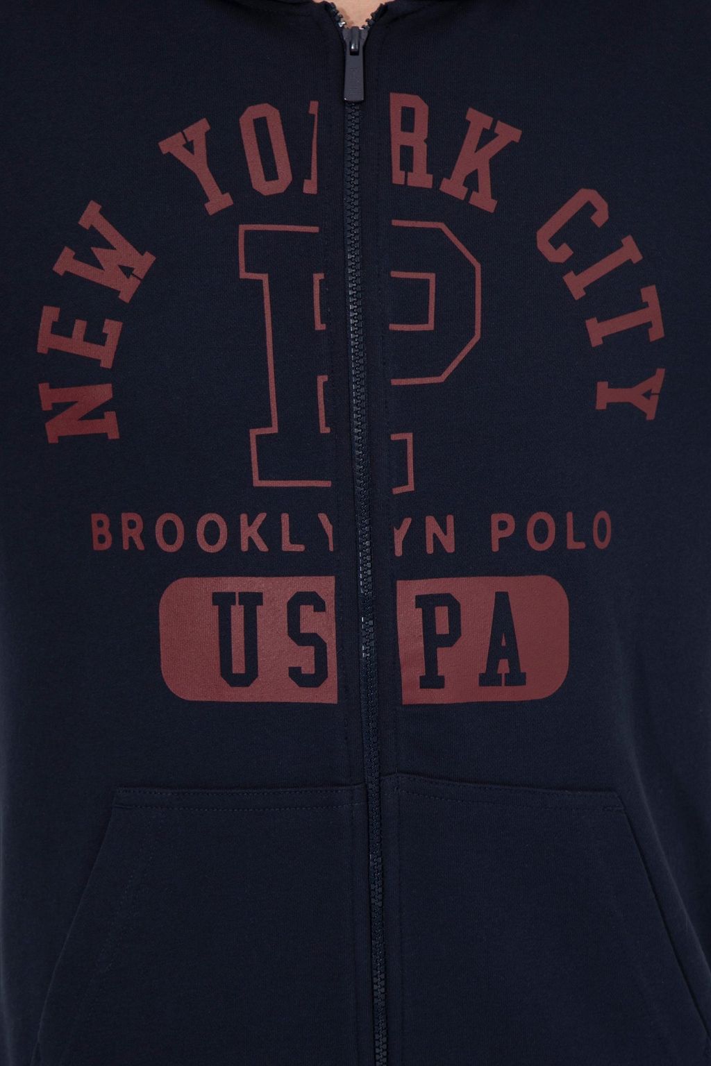 Кардиган U.S. Polo Assn мужской темно-синий хлопок  фото 6