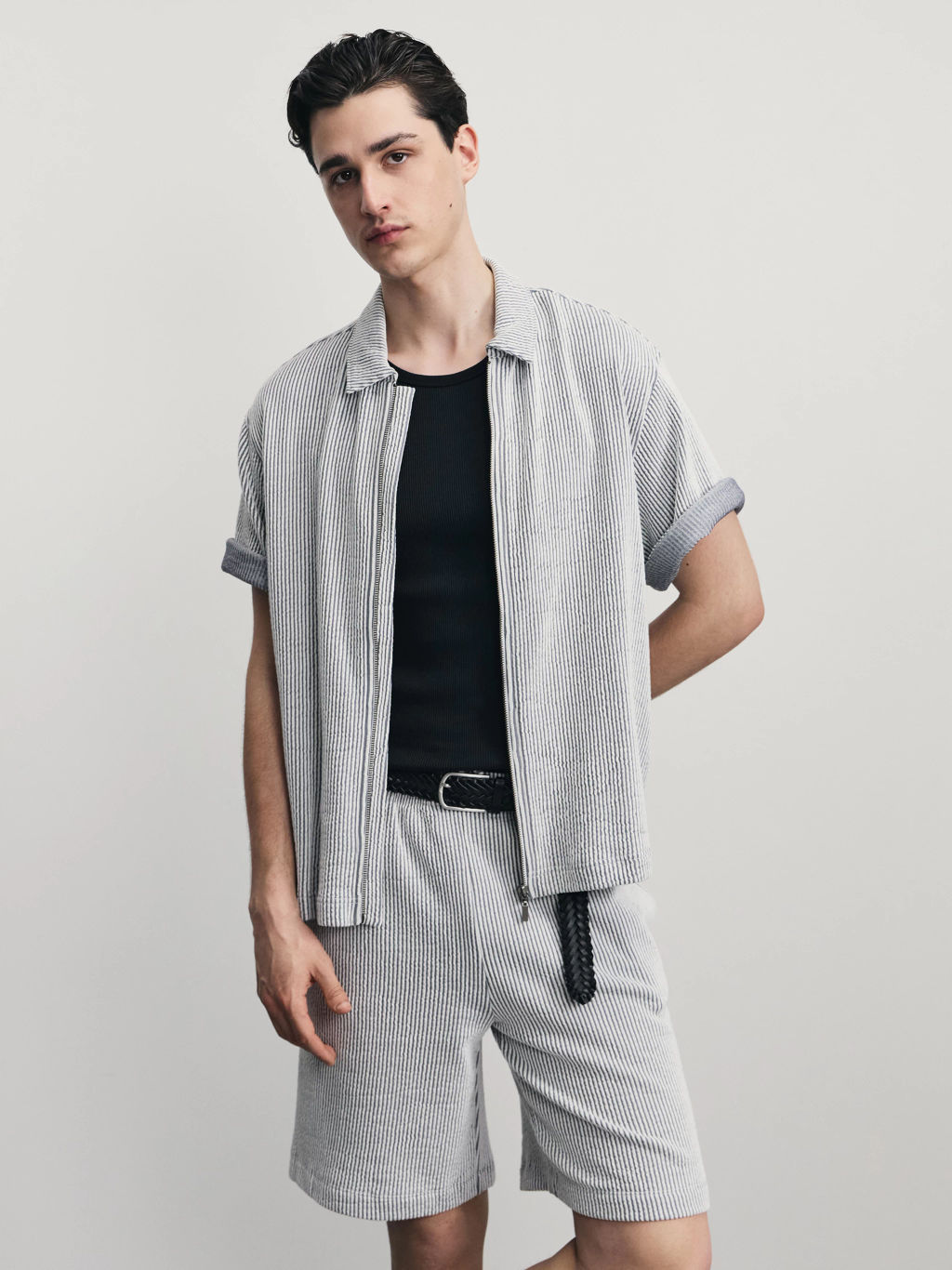 Шорты relax в полоску / Zarina  фото 2