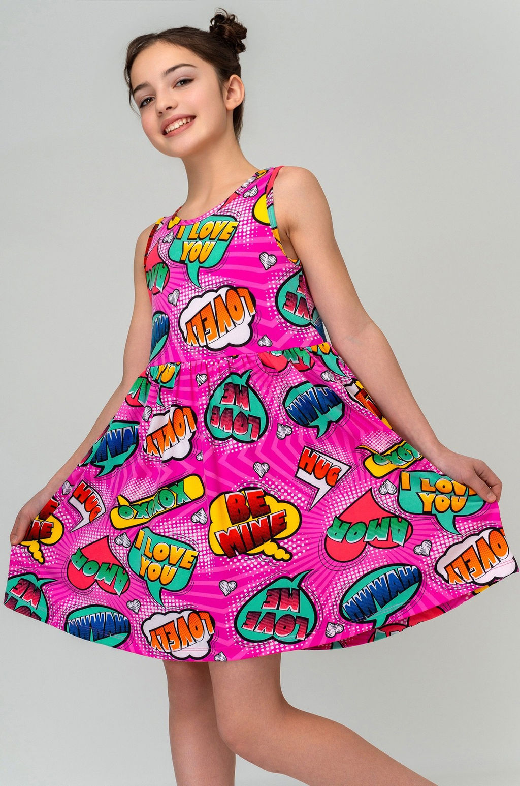 Летнее платье из бамбука для девочки Happyfox