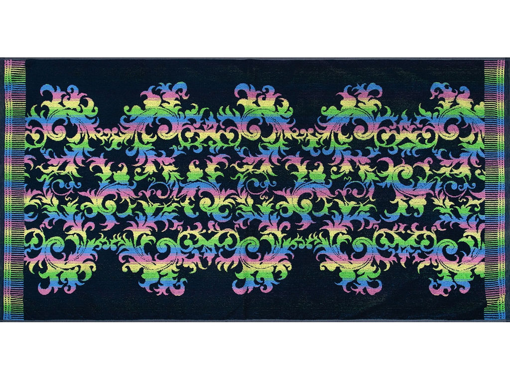 Полотенце махровое 6с102.413ж1 Ретро(т.радужка) 81х160см