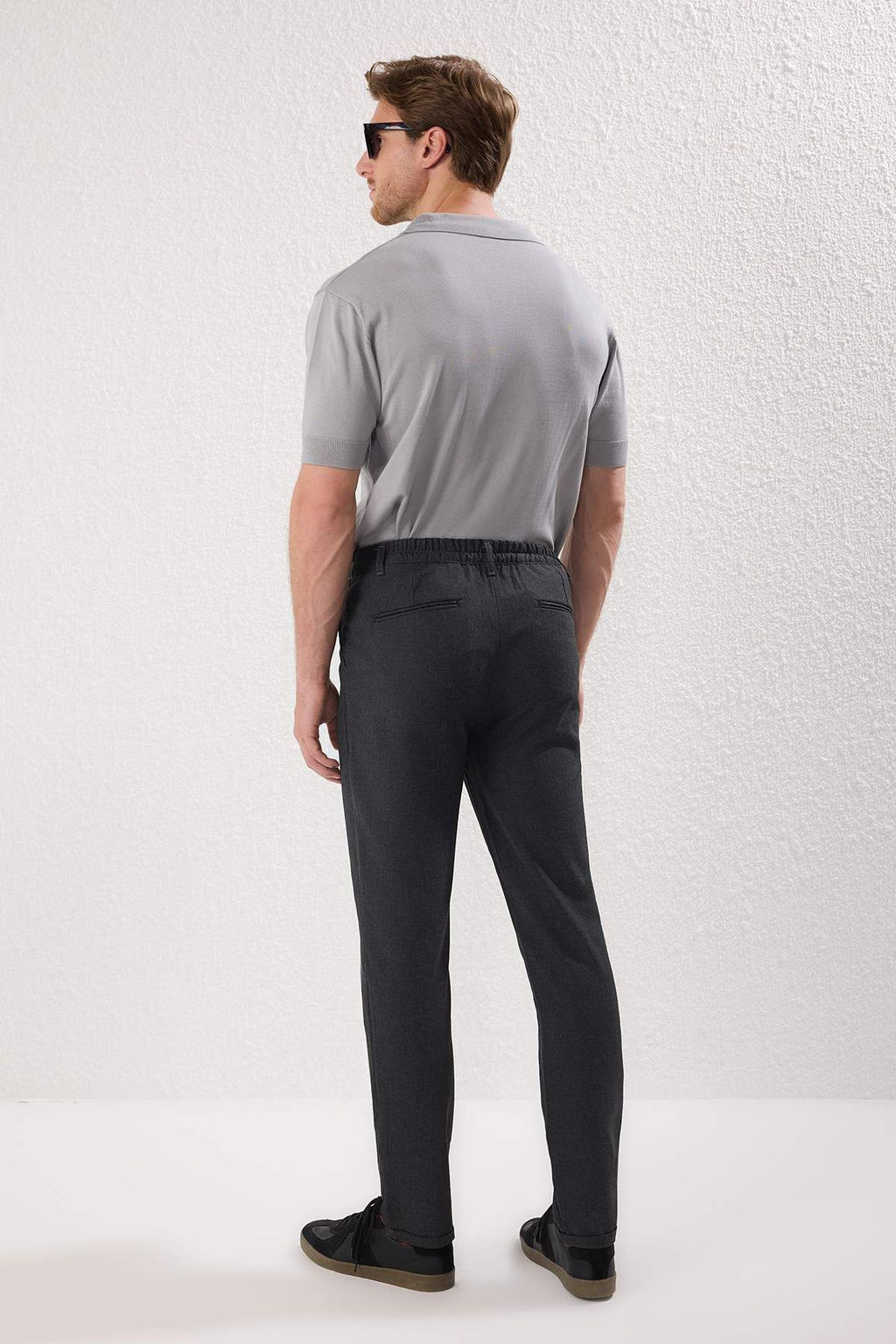 TRENDYOL MAN Siyah Italyan Kesim Pileli Klasik Duble Paca Kumas Pantolon TMNSS24PL00022 - Trendyolmilla фото 41
