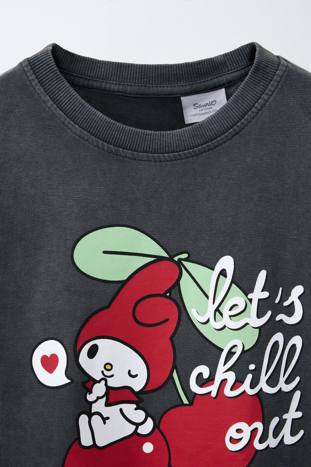 WASHED EFFECT MY MELODY  SANRIO T-SHIRT - Zara фото 3