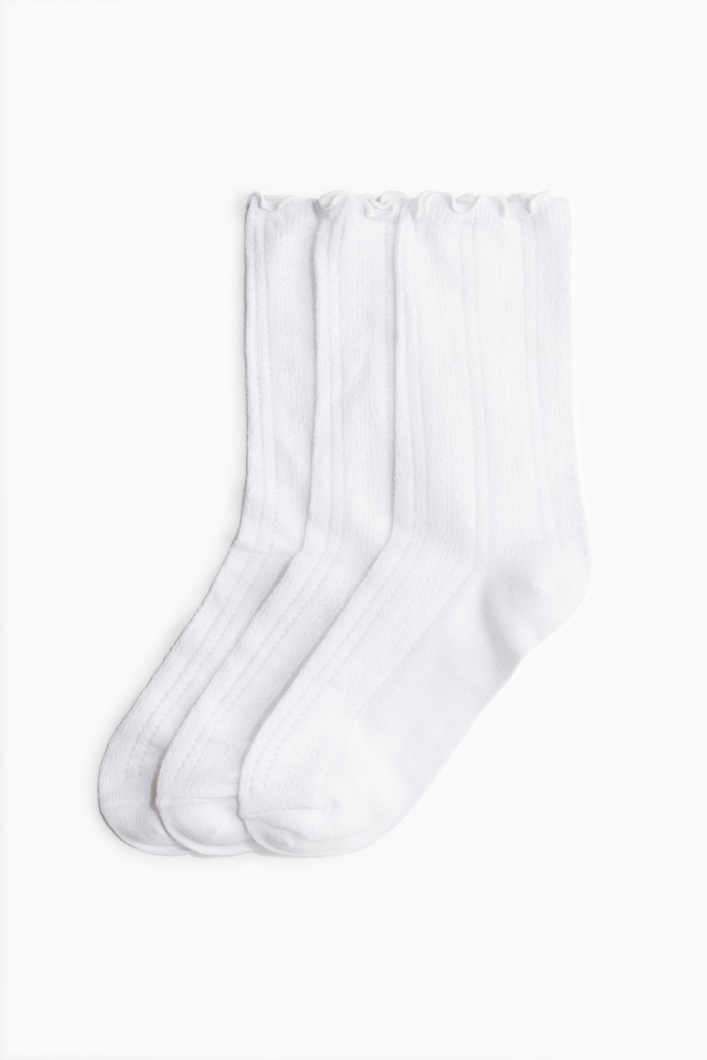 Pack de 3 calcetines en punto pointelle - H&m фото 5