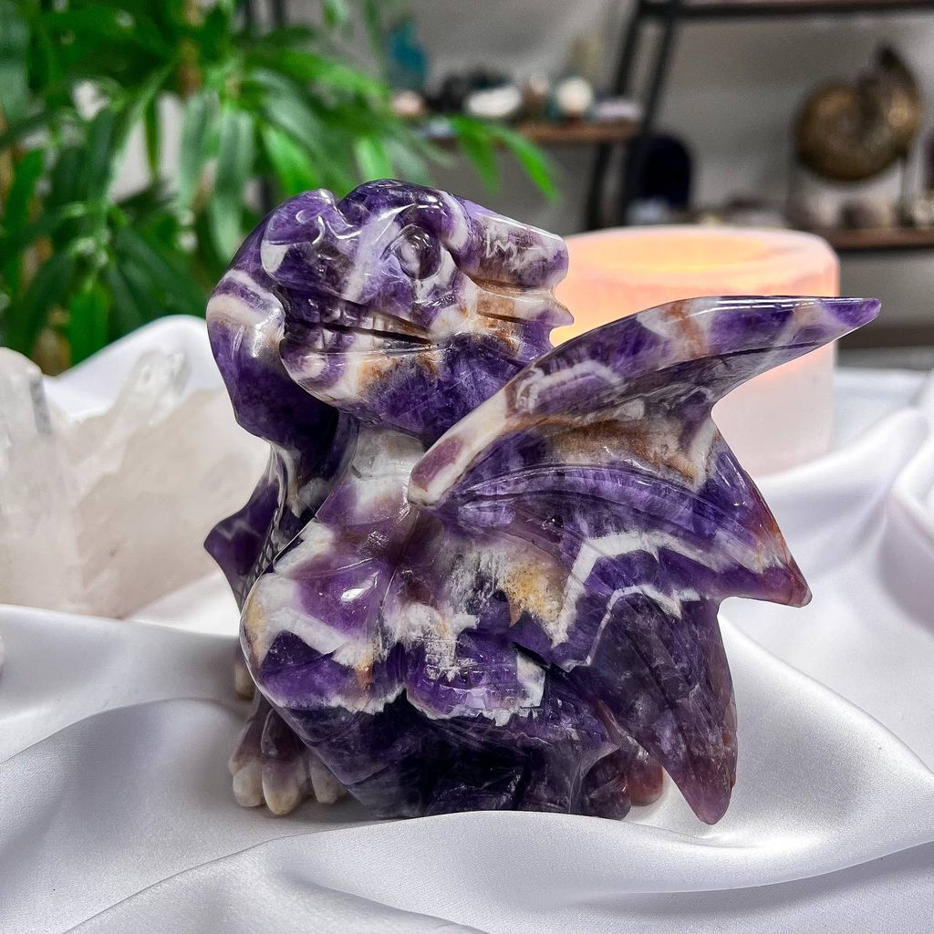 Фигурка резная "Дракон" из Аметиста