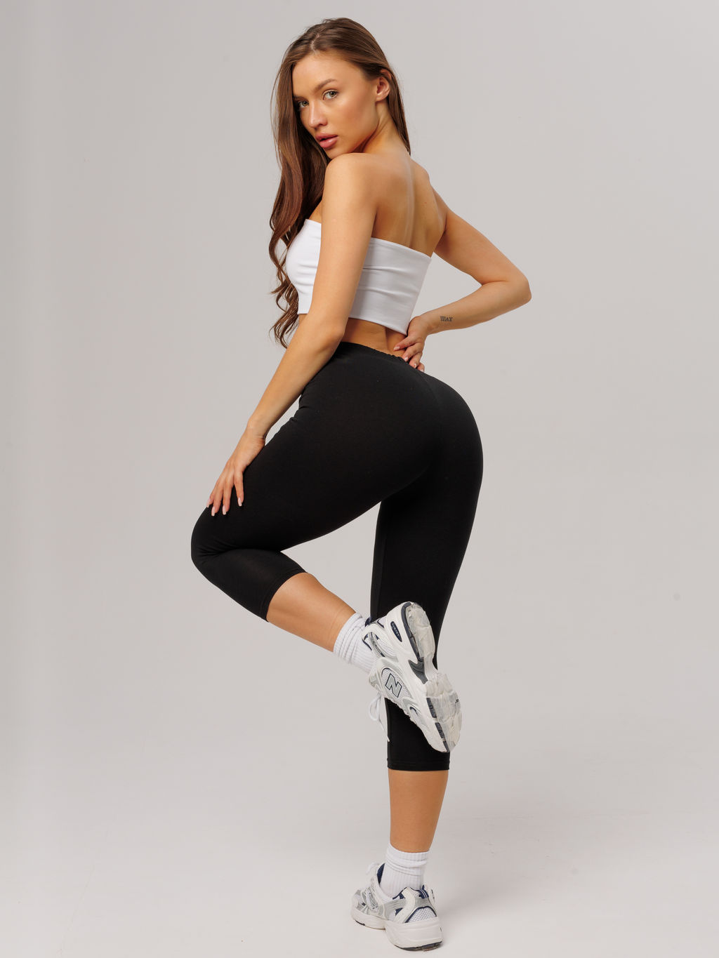 Трикотажные женские бриджи LINGEAMO черные КБ-24 (7)  фото 10