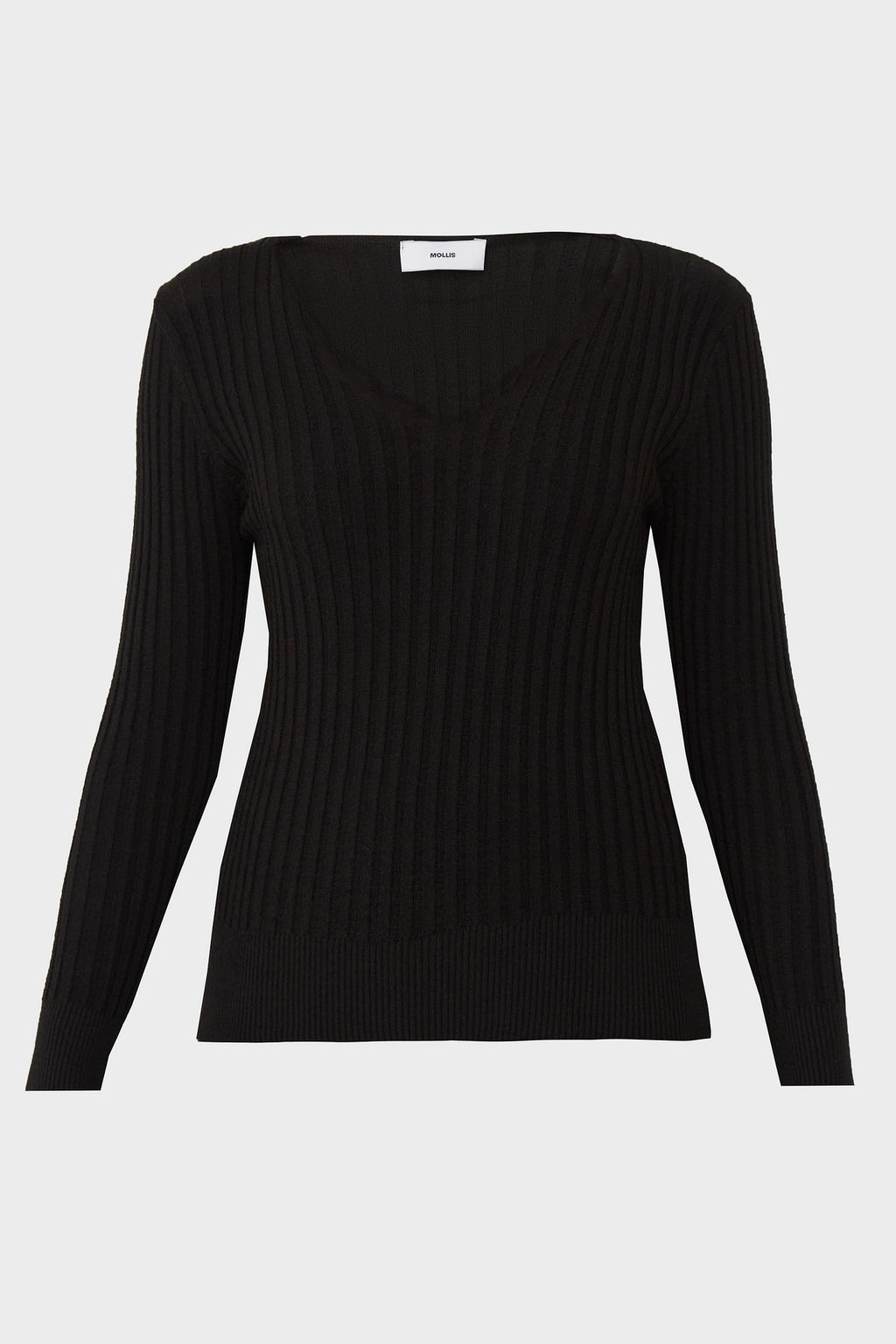 Джемпер лапша с V-образным вырезом - Mollis фото 5