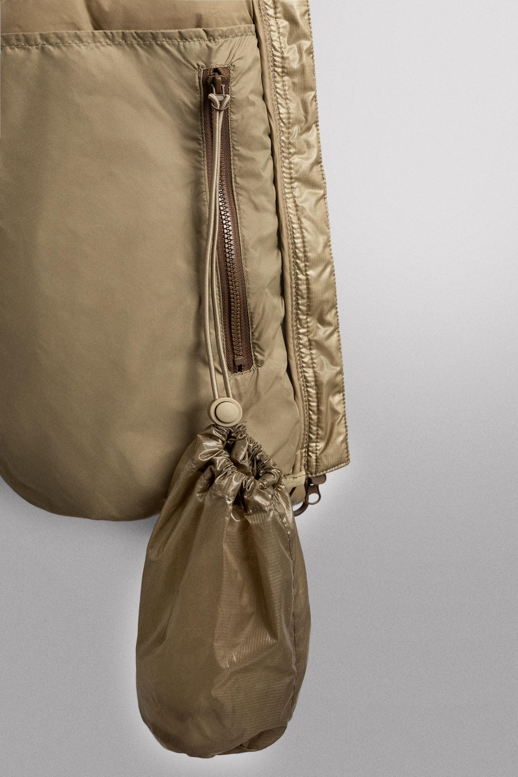 PACKABLE 100% FEATHER DOWN PUFFER JACKET - Zara фото 10