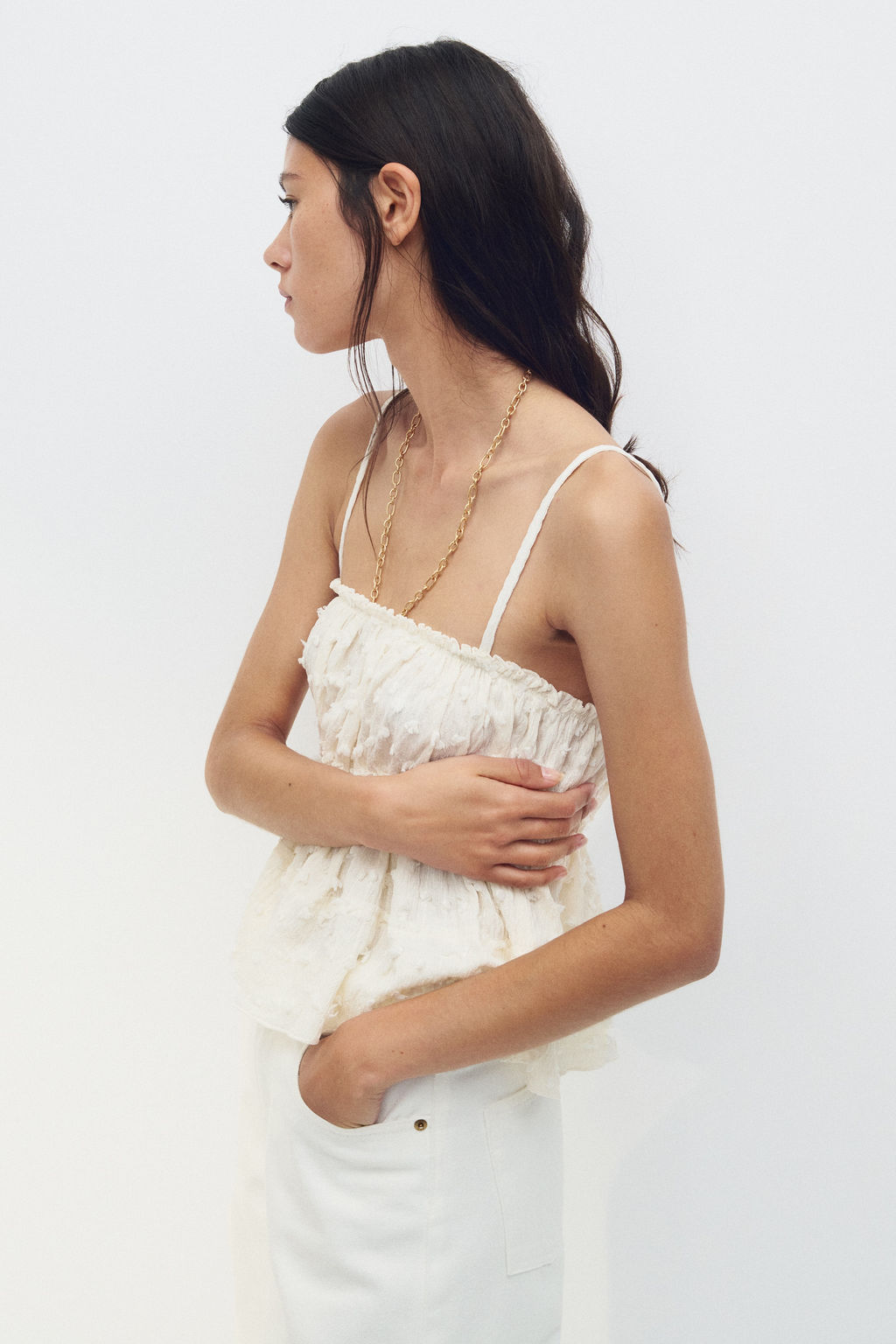 Top en punto con textura - H&m фото 4