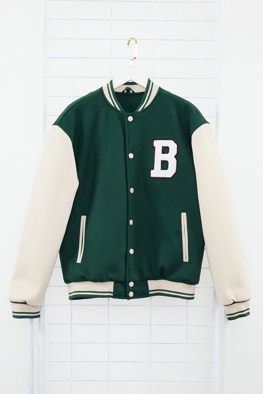 TRENDYOL MAN Siyah Unisex Regular Fit Bomber Yaka Kolej K?sl?k Mont TMNAW24MO00017 - Trendyolmilla фото 14