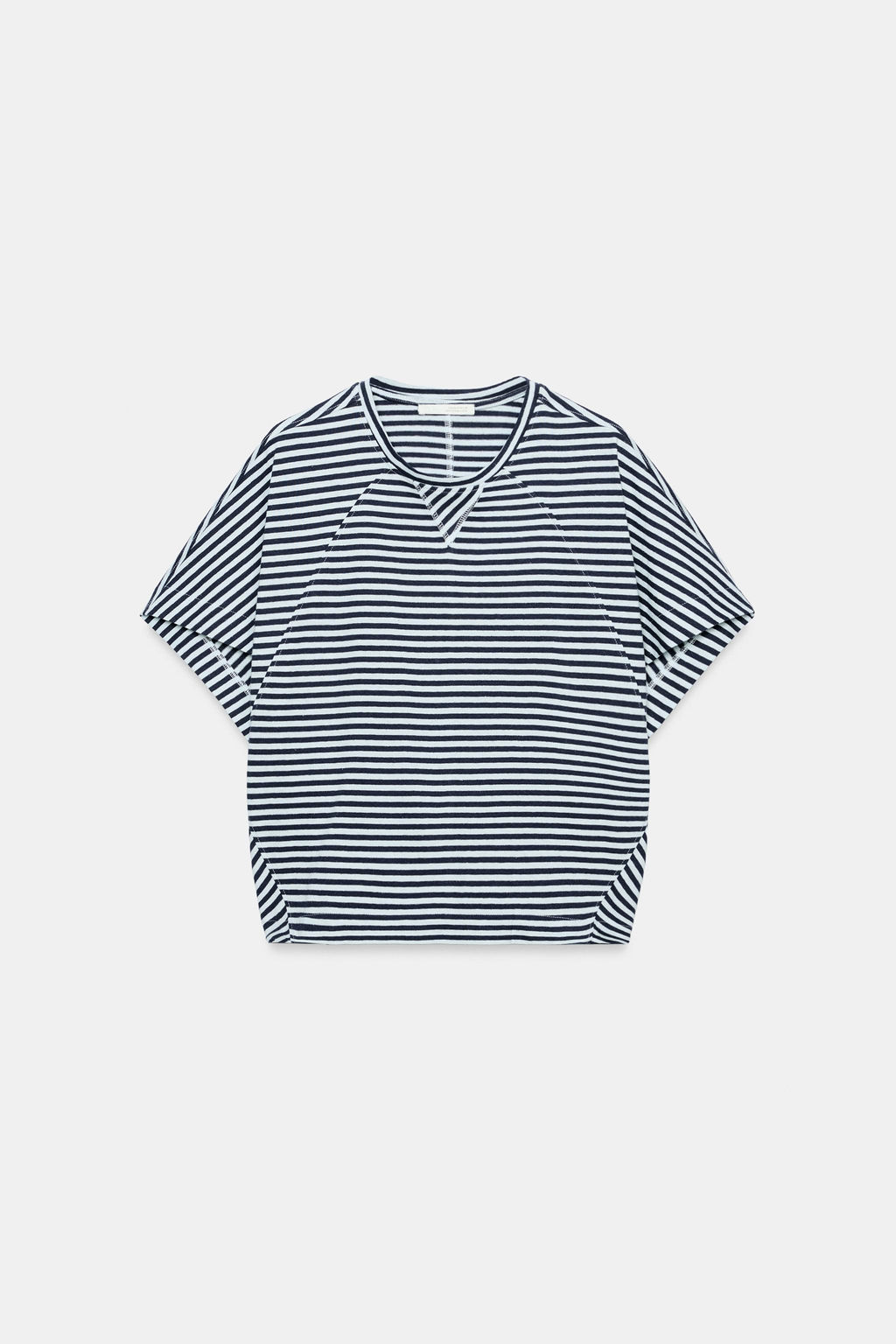 CAMISETA OVERSIZED RAYAS / Azules - Zara фото 6