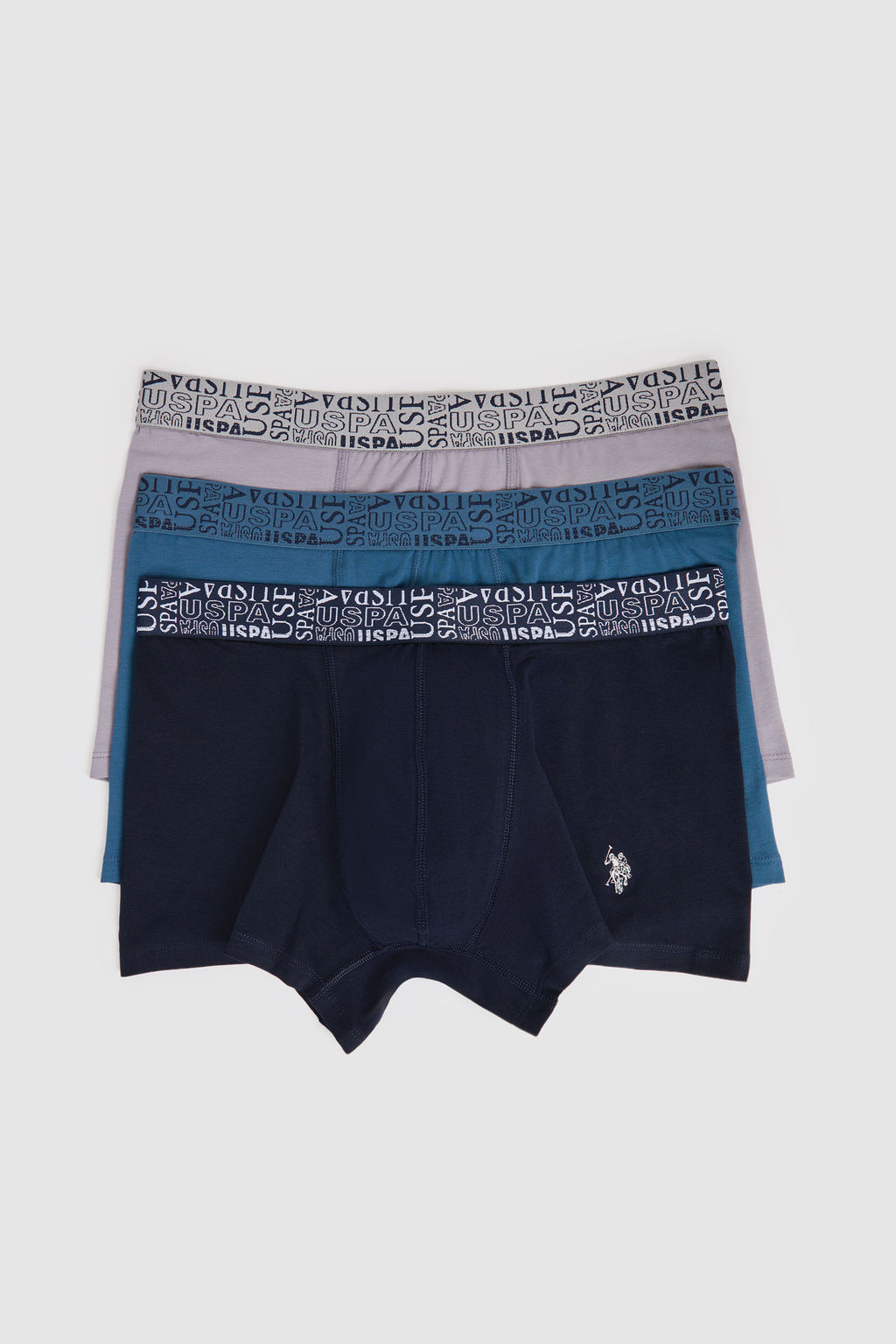 Erkek Lacivert 3l_ Boxer Tak_m_ - U.s. polo assn фото 2
