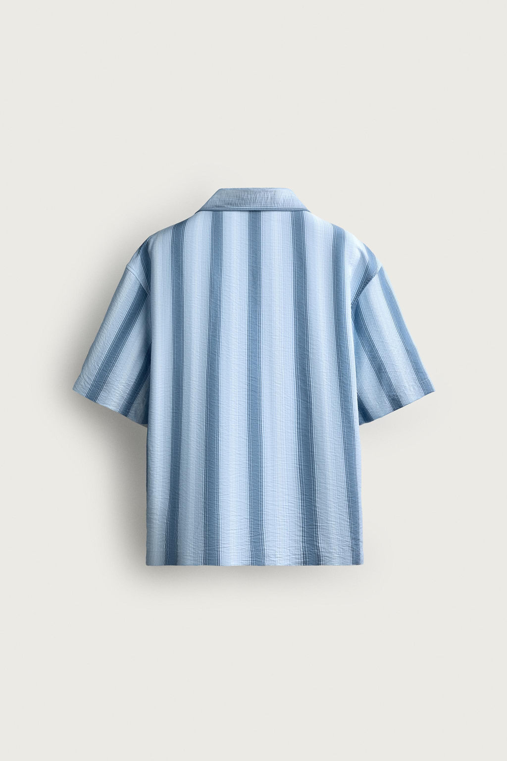 CAMISA REGULAR FIT FLUIDA / rayas - Zara фото 8