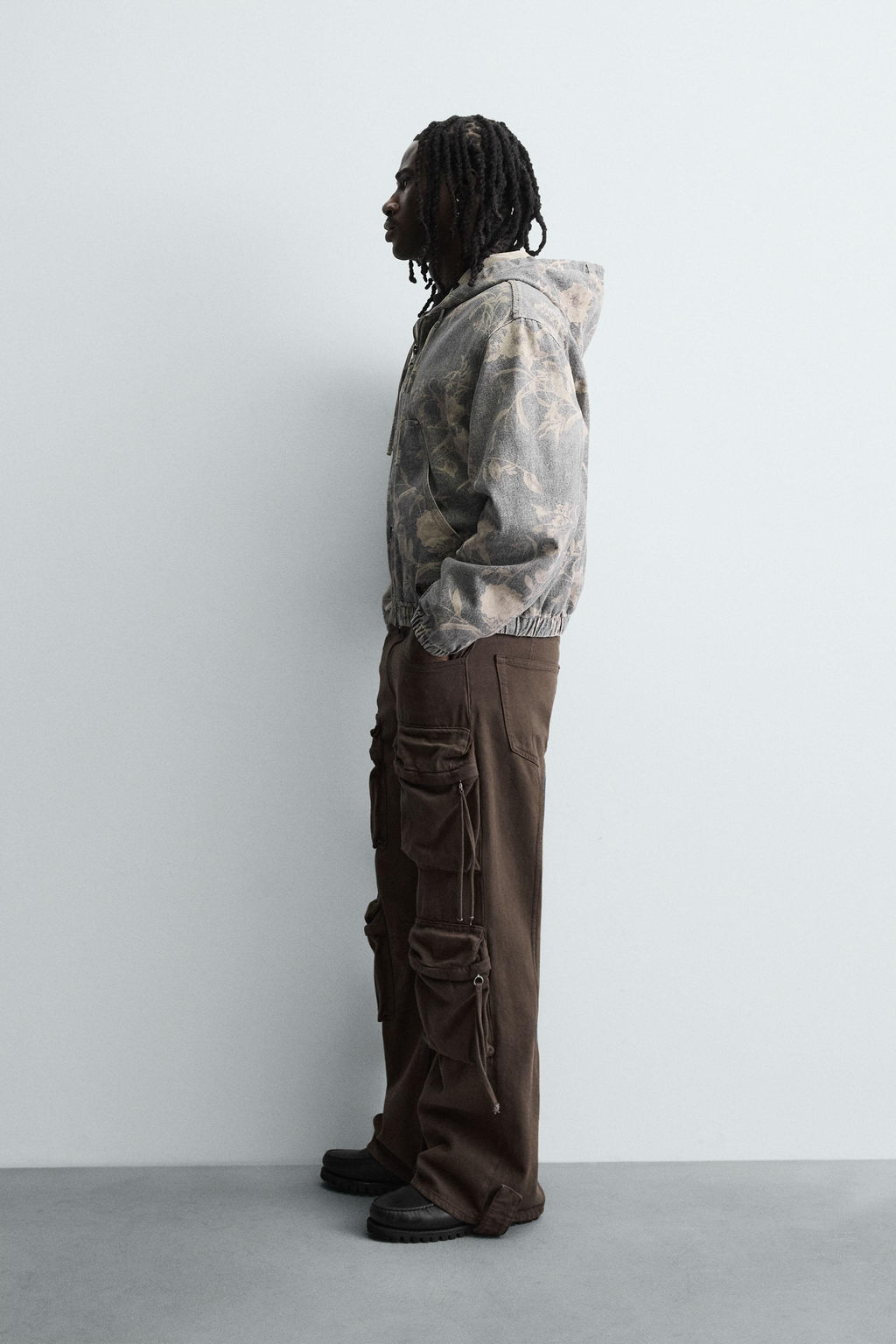 ABSTRACT PRINT DENIM JACKET - Zara фото 3