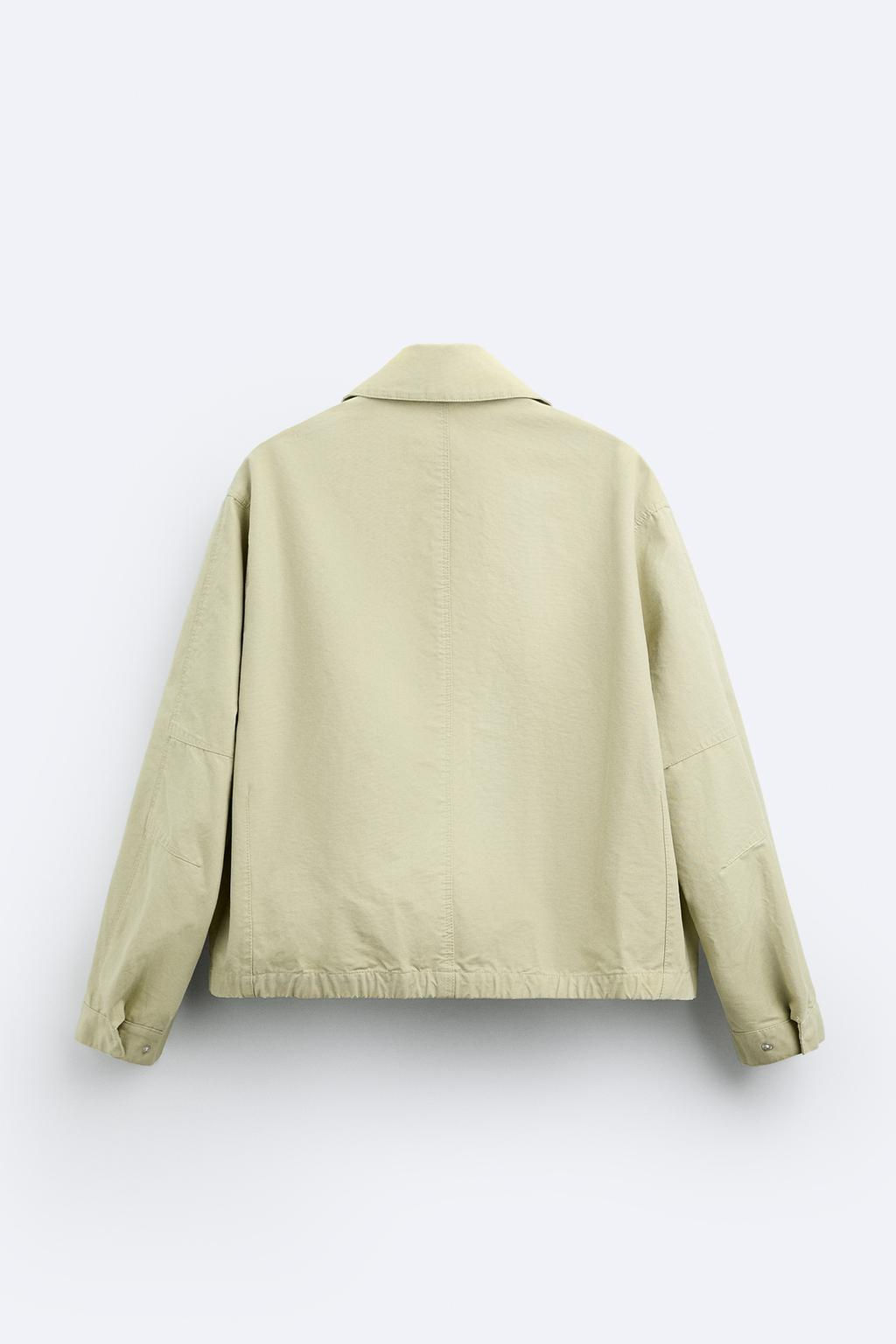 CROPPED FIT JACKET WITH POCKETS - Zara фото 9