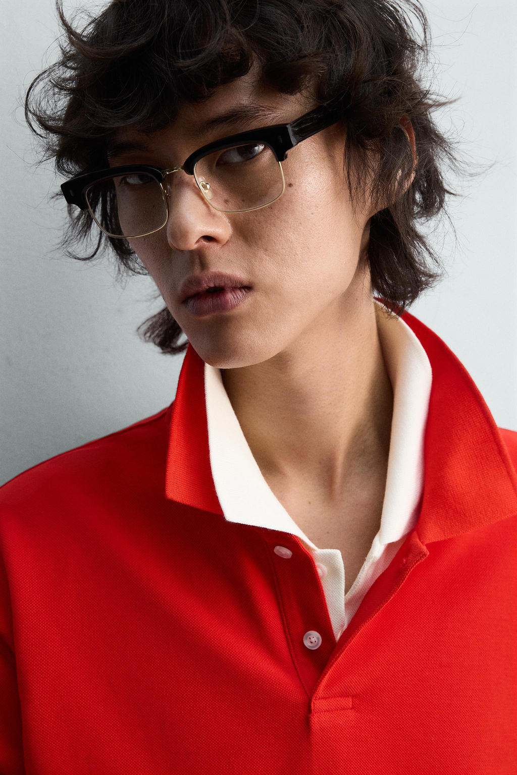 POLO REGULAR FIT ESTRUCTURA PIQU? / Rojo - Zara фото 5
