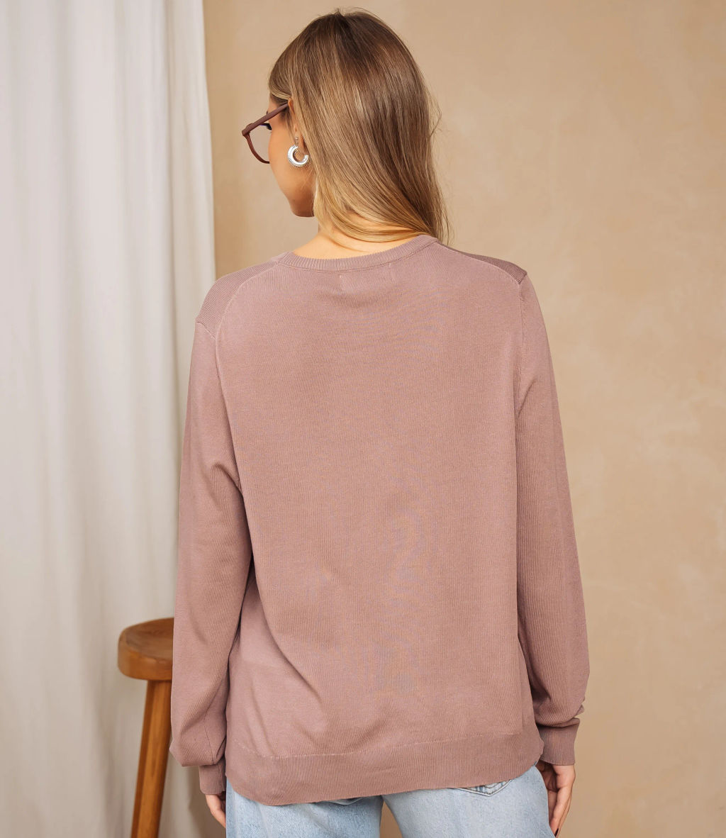 Джемпер #ОКТ125002, мокко - Dommod фото 3