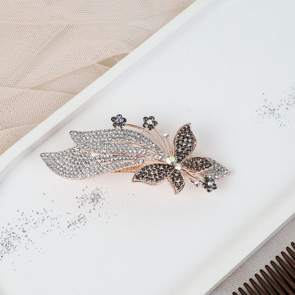 Заколка-автомат Бабочка / N3258-11 /уп 12/ - ГалеонТрейд фото 2