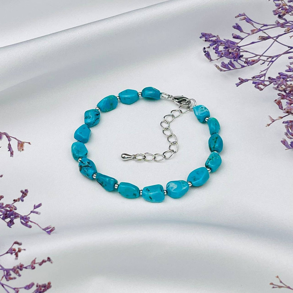 Браслет из Бирюзы - Радуга самоцветов фото 2