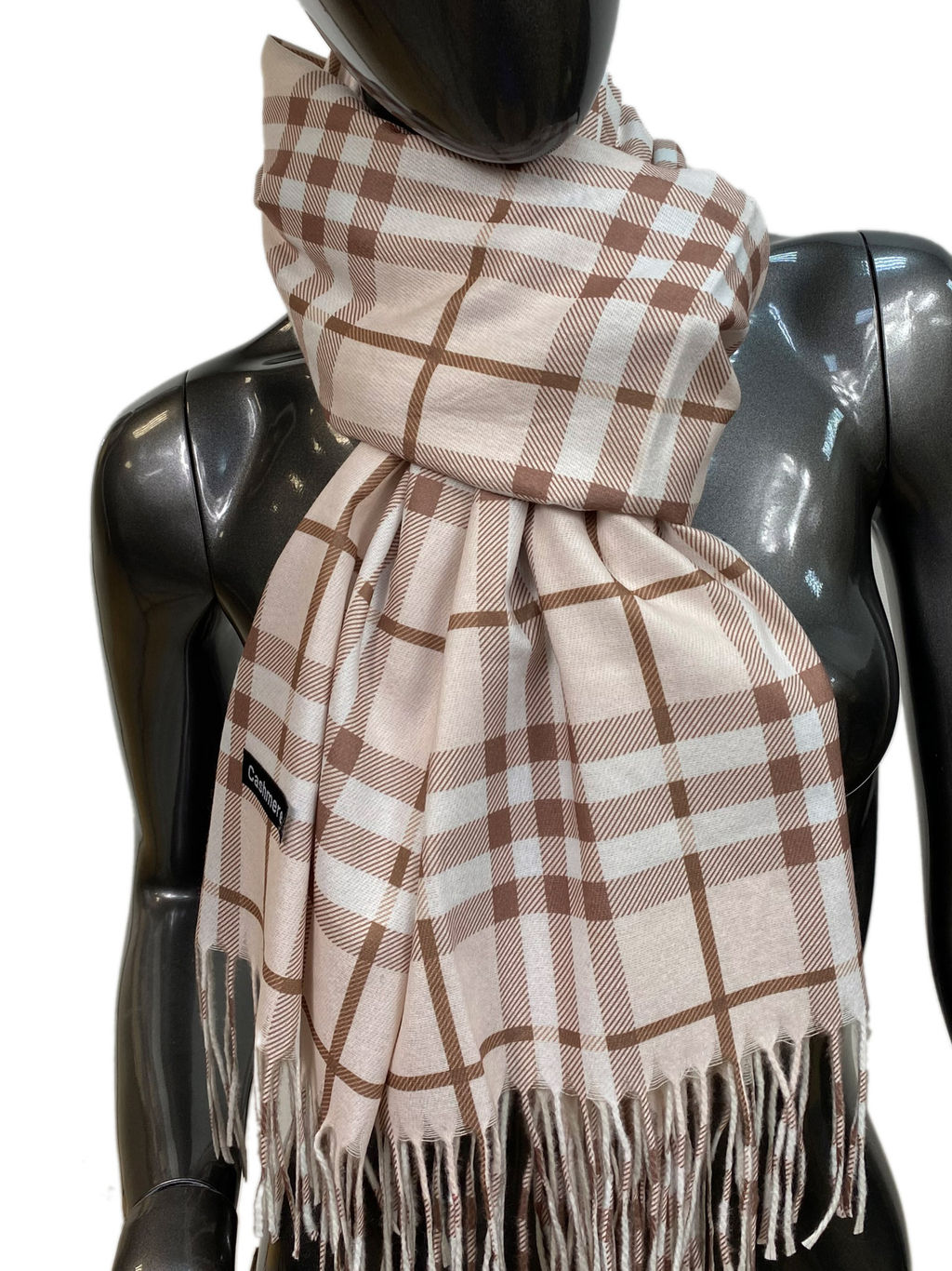 Мягкий палантин из кашемира, мультицвет - Greta фото 30