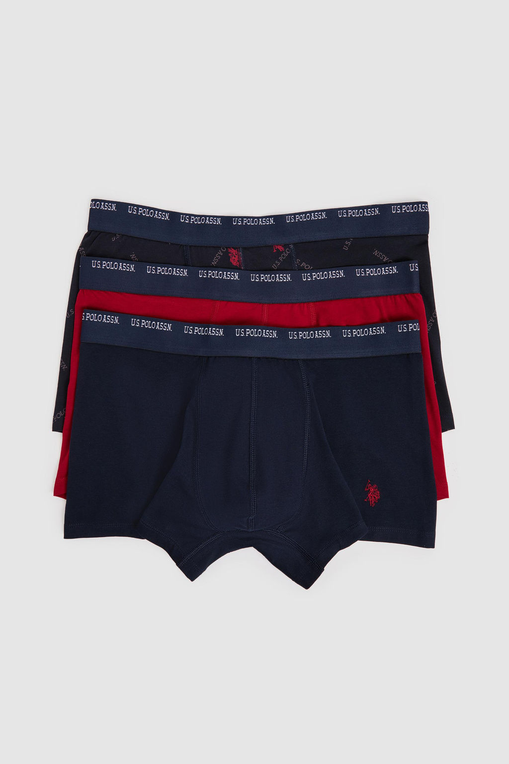 Erkek Lacivert 3l_ Boxer Tak_m_