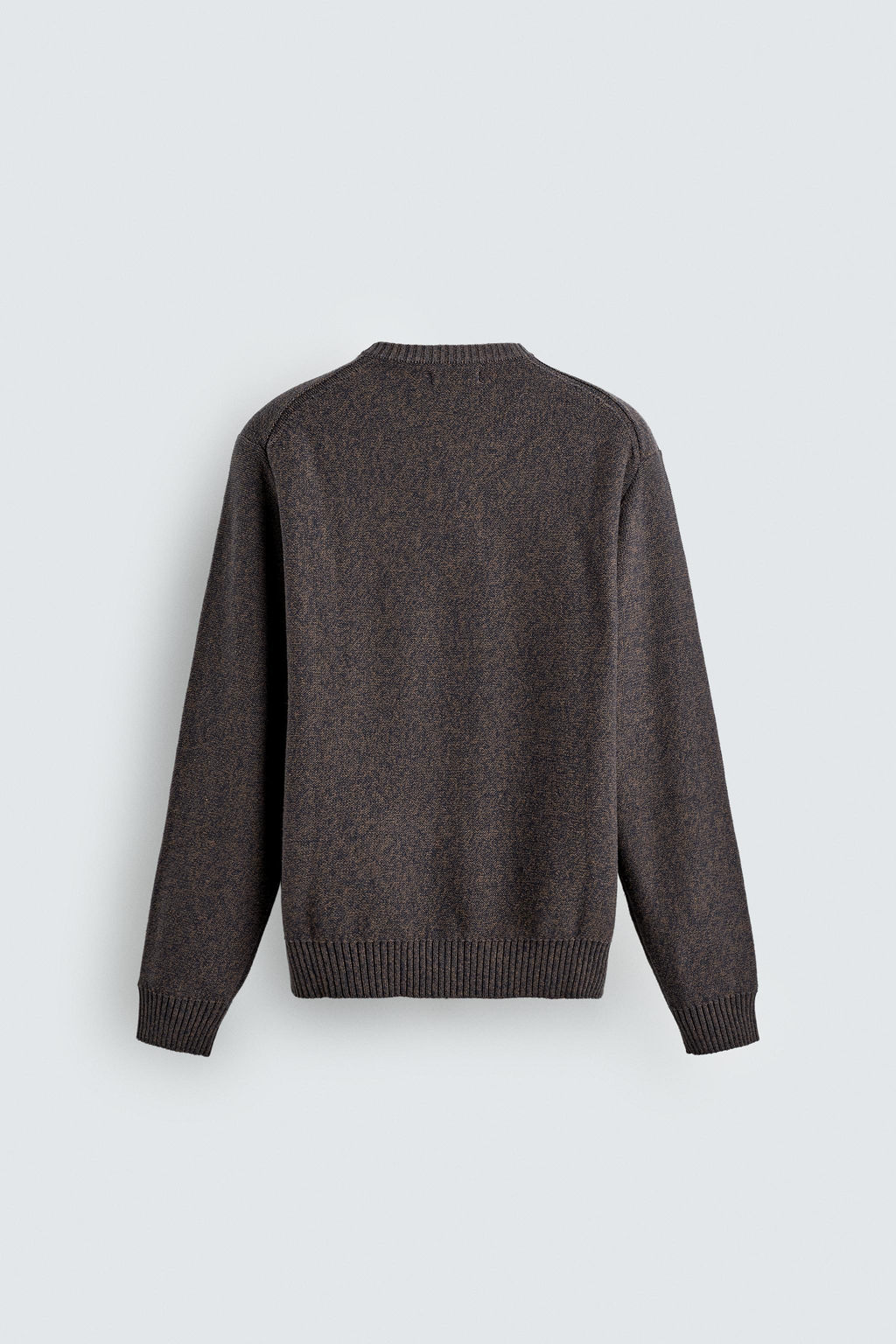 BUTTON-UP V-NECK SWEATER