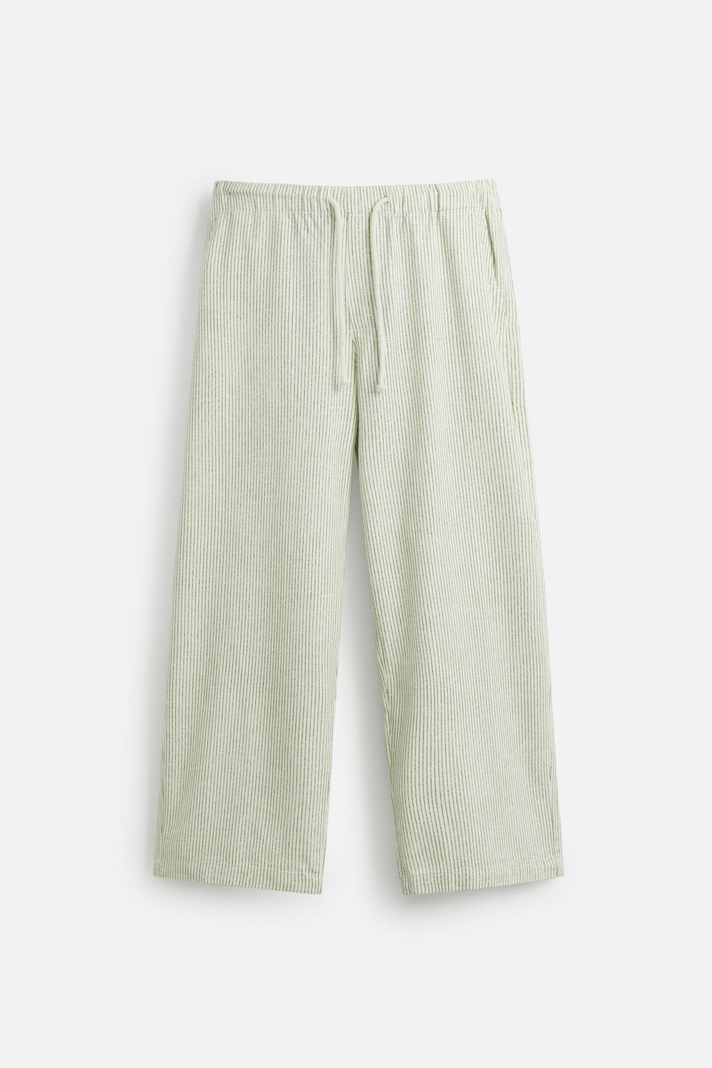 STRIPED BAGGY FIT TROUSERS - Zara фото 6