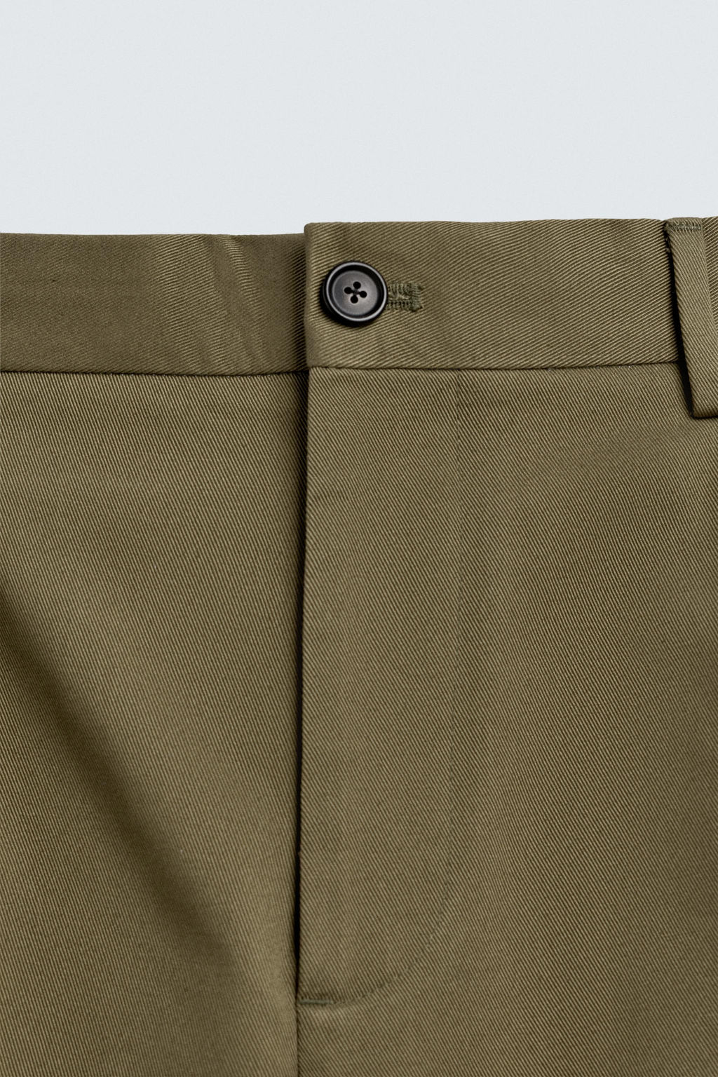 BERMUDA CORTA PLIEGUES AARON LEVINE X ZARA / KAKI OSCURO